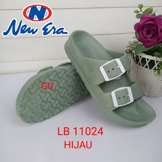 BB NEW ERA LB E 11024 Sandal Karet Wanita Slop Terbaru Gesper Sendal Karet Selop Ban Dua