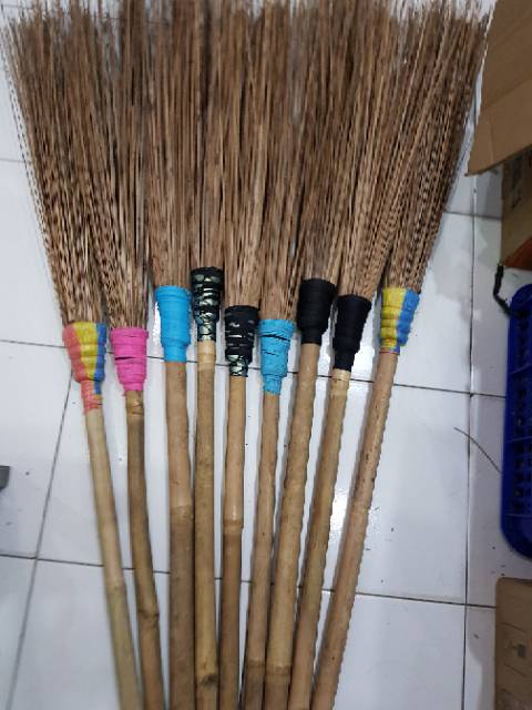 Sapu Lidi Gagang Sapu Taman Gagang bambu