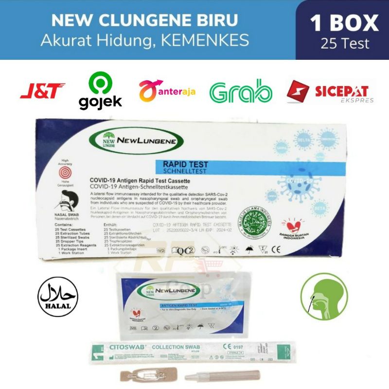 Swab Antigen New Lungene isi 25 test