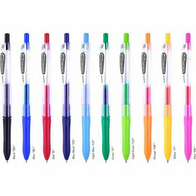 

Kokoro Gel Pen All Varian Warna