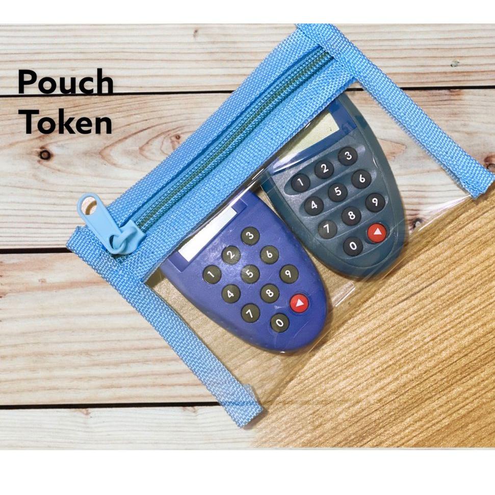 Produk Spesial Mam39 Fawn’G Handmade - Mini Clear Pouch Token / Key Bank | Pouch Token | Pouch Key B