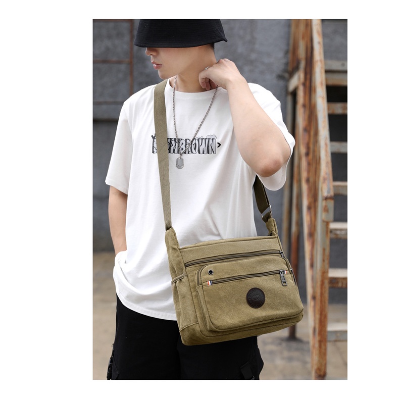 Tas 2in Pria Wanita - Tas Selempang Unisex Premium Quality - Tas Tangan Unisex