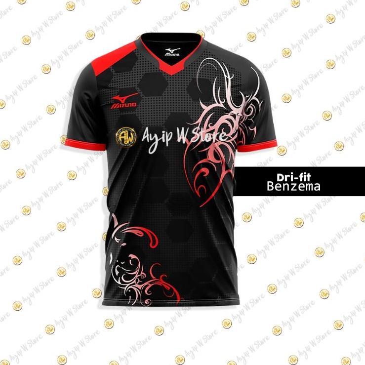 dcyu baju olahraga pria baju voli pria kaos volly pria baju badminton pria kaos bulutangkis baju vol