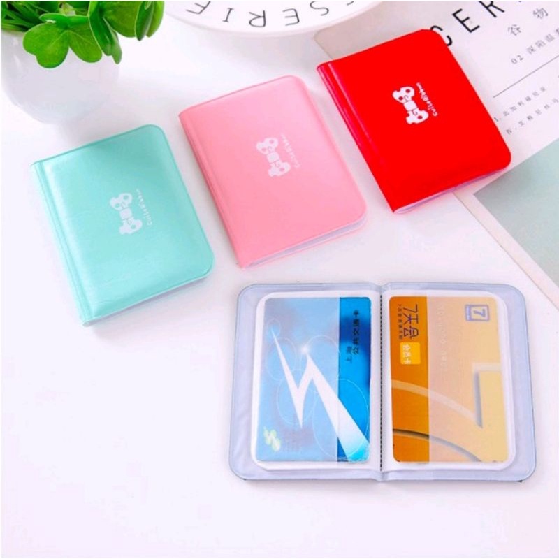 Dompet Kartu Pita Cutie Ribbon Dompet Kartu 12 Kartu Motif Pita ATM Card Holder