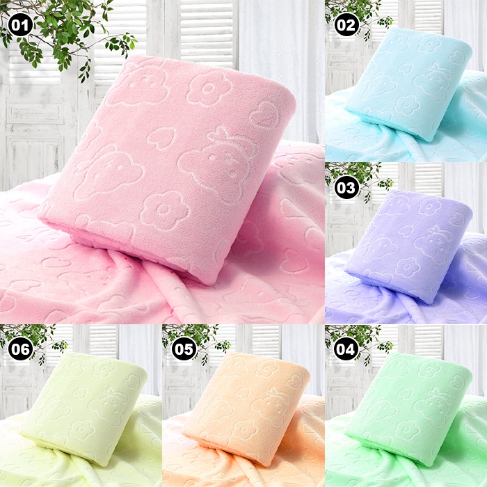 TERBARU Handuk Mandi 70x140 cm High Quality / Daya Serap Yang Bagus (100% MICROFIBER) Handuk Anak dan Dewasa (H16)