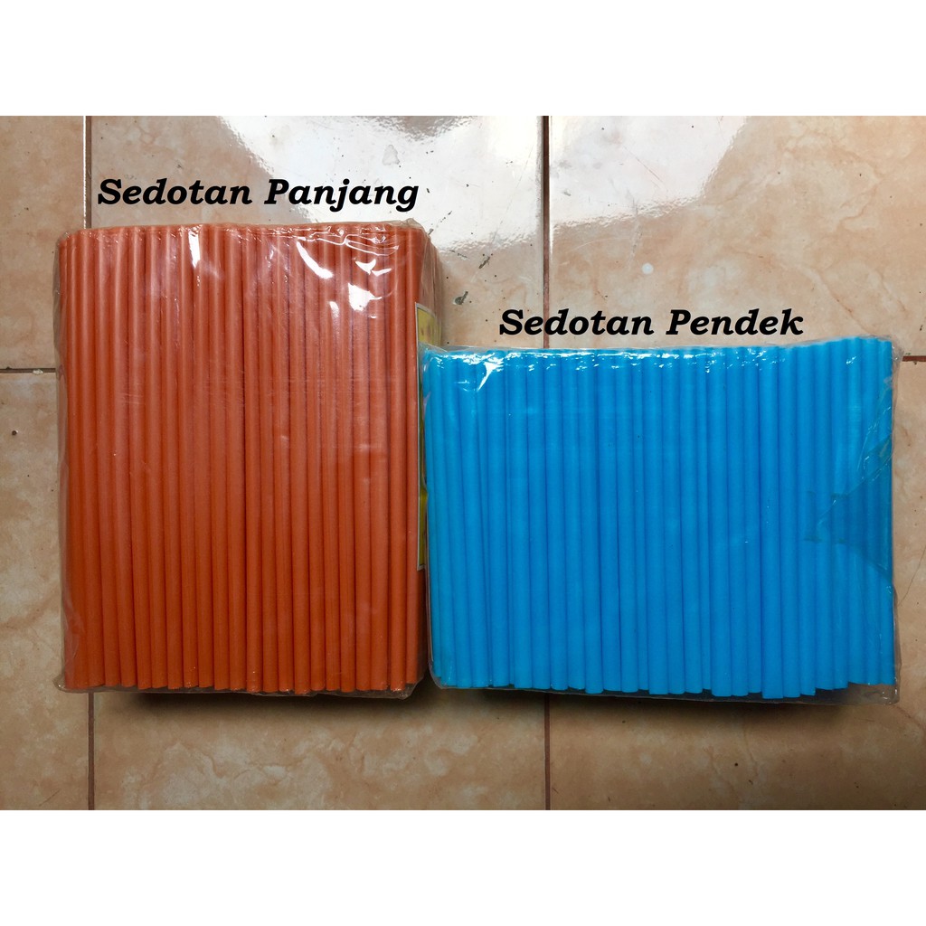 Sedotan Boba Bubble / Sedotan Plastik Besar / Sedotan Minuman / Sedotan Pop Ice