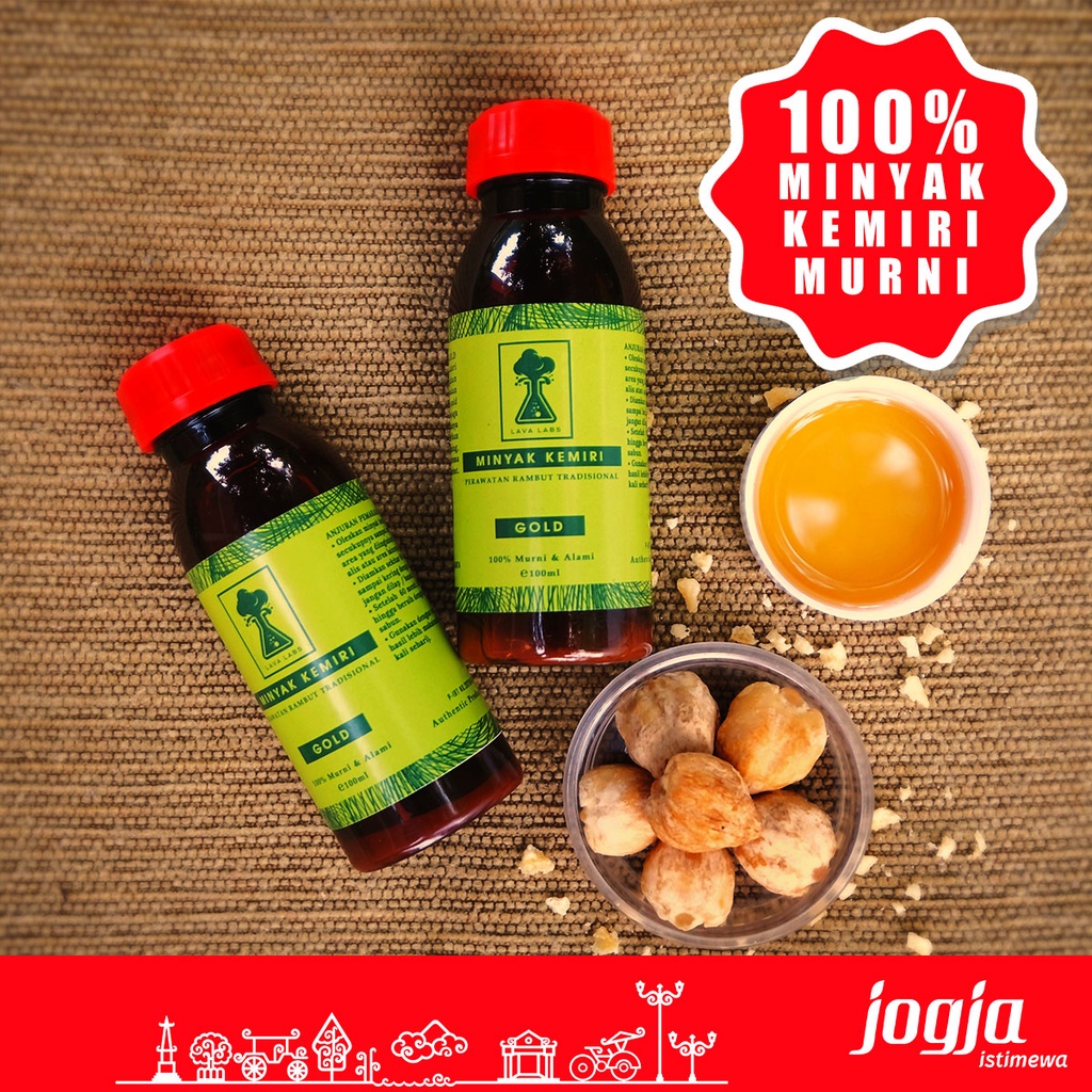Minyak Kemiri Murni Asli Tradisional Lava Labs Yogyakarta Gold Penumbuh Rambut Bayi Dan Dewasa Botak
