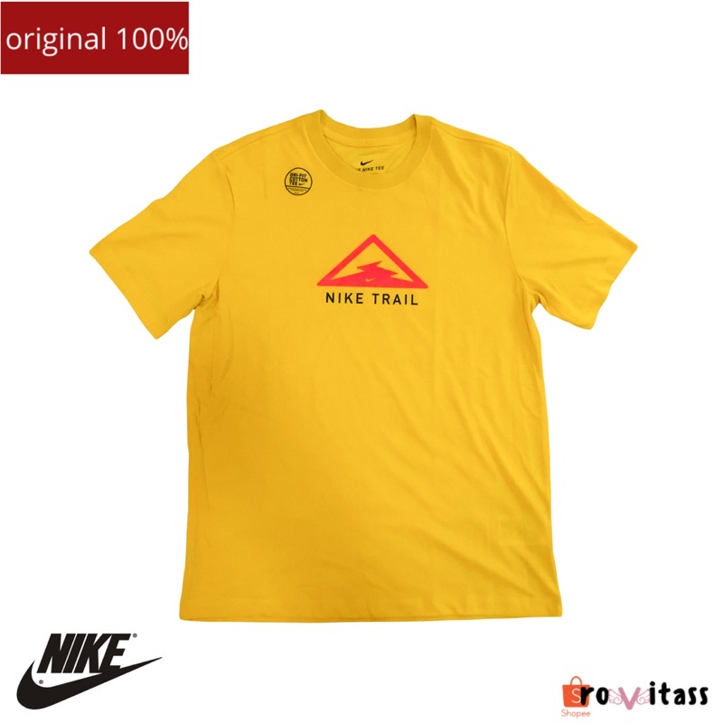 NIKE T-Shirt Man Yellow / Kaos Katun Pria / Kaos Nike Pria / Nike Original 100% / Kaos Olahraga Pria