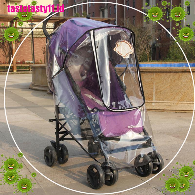 (TTID) Cover Stroller Bayi Universal Anti Air / Hujan / Debu / Angin