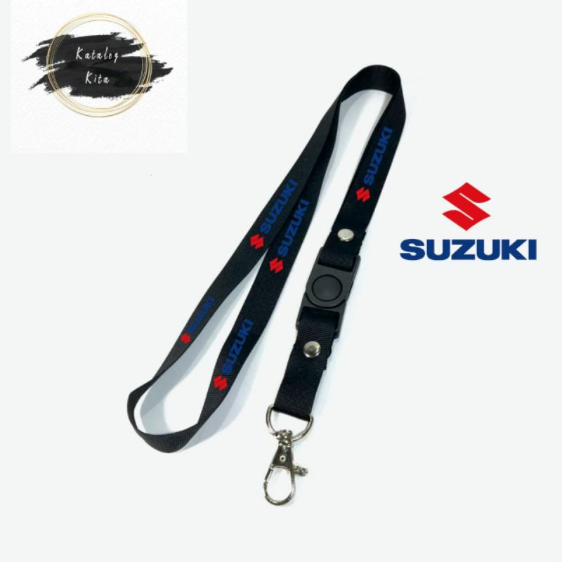 

Lanyard hitam murah SUZUKI tali lanyard OTOMOTIF gantungan kunci name tag id card kartu nama / lanyard podss vapee SUZUKI gantungan / bisa cod lanyard best seller