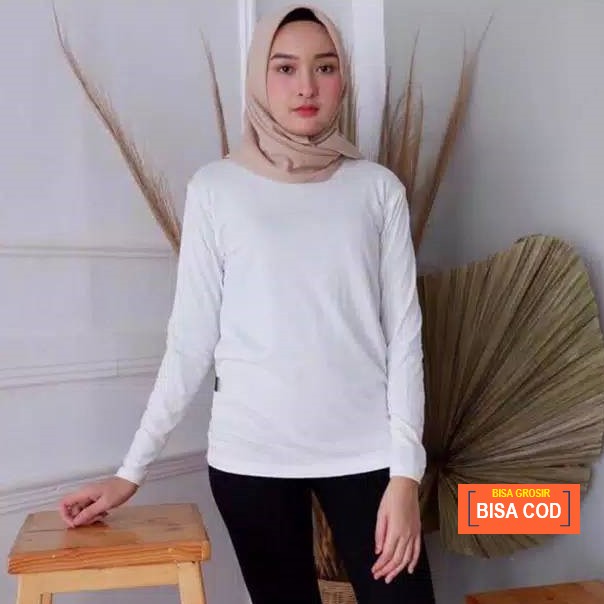 Bayar Tempat (COD).. Manset ILLORI  Baju Dalaman Polos Spandex | Inner Wanita Muslim | Manset Pria-7