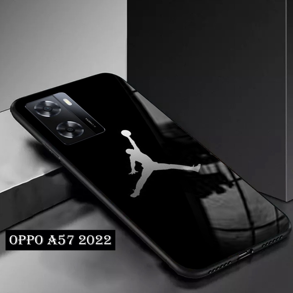 Softcase Glass Kaca Oppo A57 2022 Terbaru [FC34] Case Motif Oppo A57 2022 - Casing Hp Oppo A57 2022 