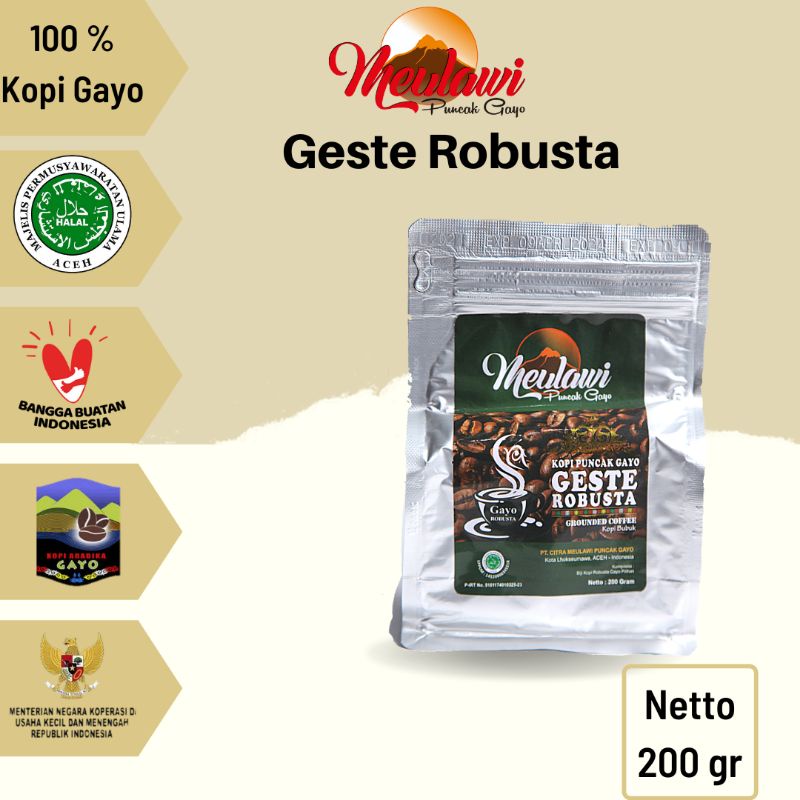 

Kopi Robusta Gayo Asli 200gr