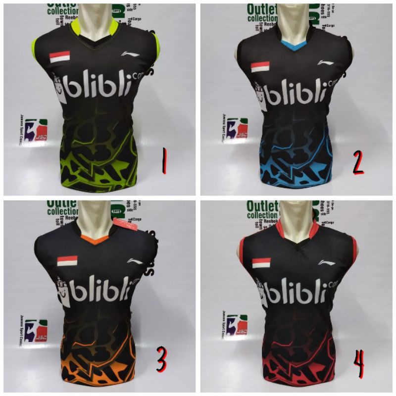 BAJU ATASAN SINGLET OLAHRAGA BADMINTON Yonex Bli Bli New 2021