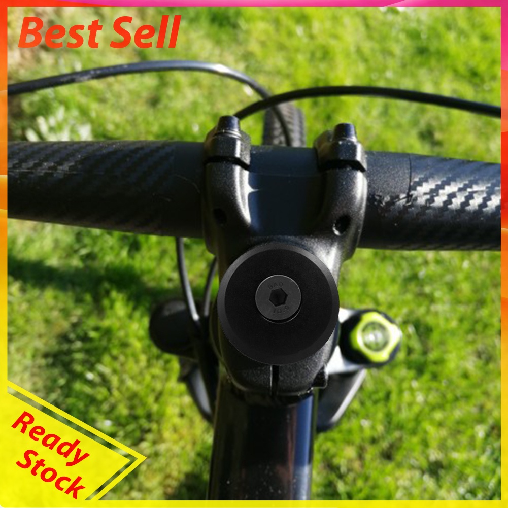 MTB Bike Headset Cover w/ Screw Road Bicycle Front Fork Tube Top Cap Covers