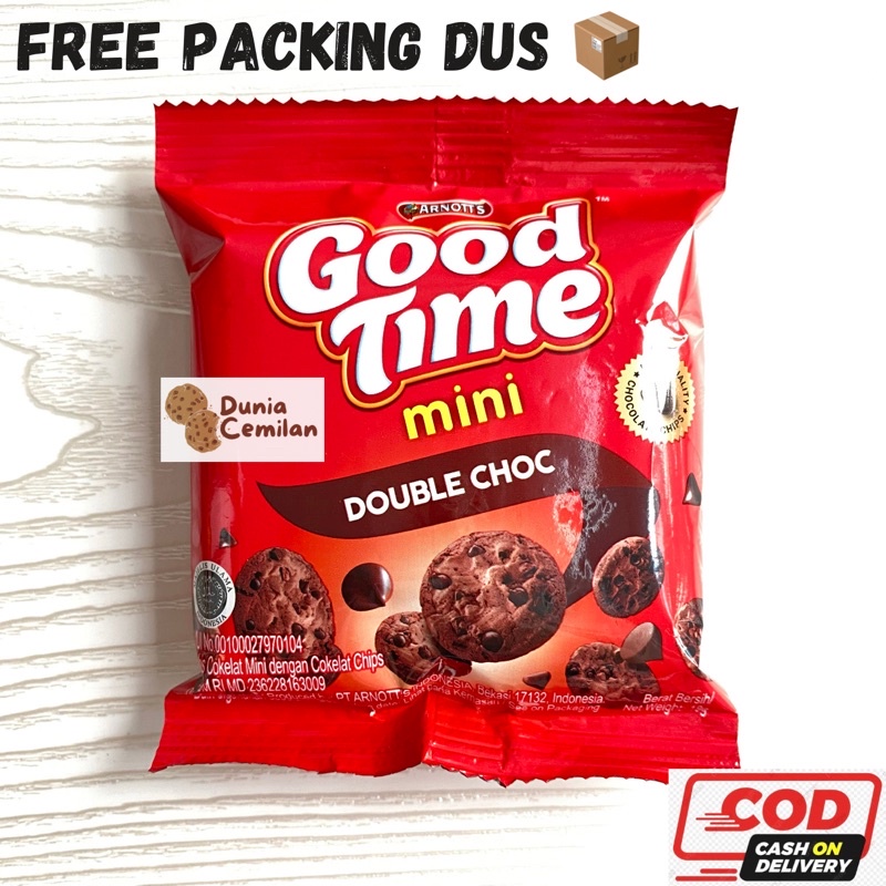 [TERMURAH!] Goodtime MINI Arnott&quot;s 18gr - Good Time Cookies Double Choco