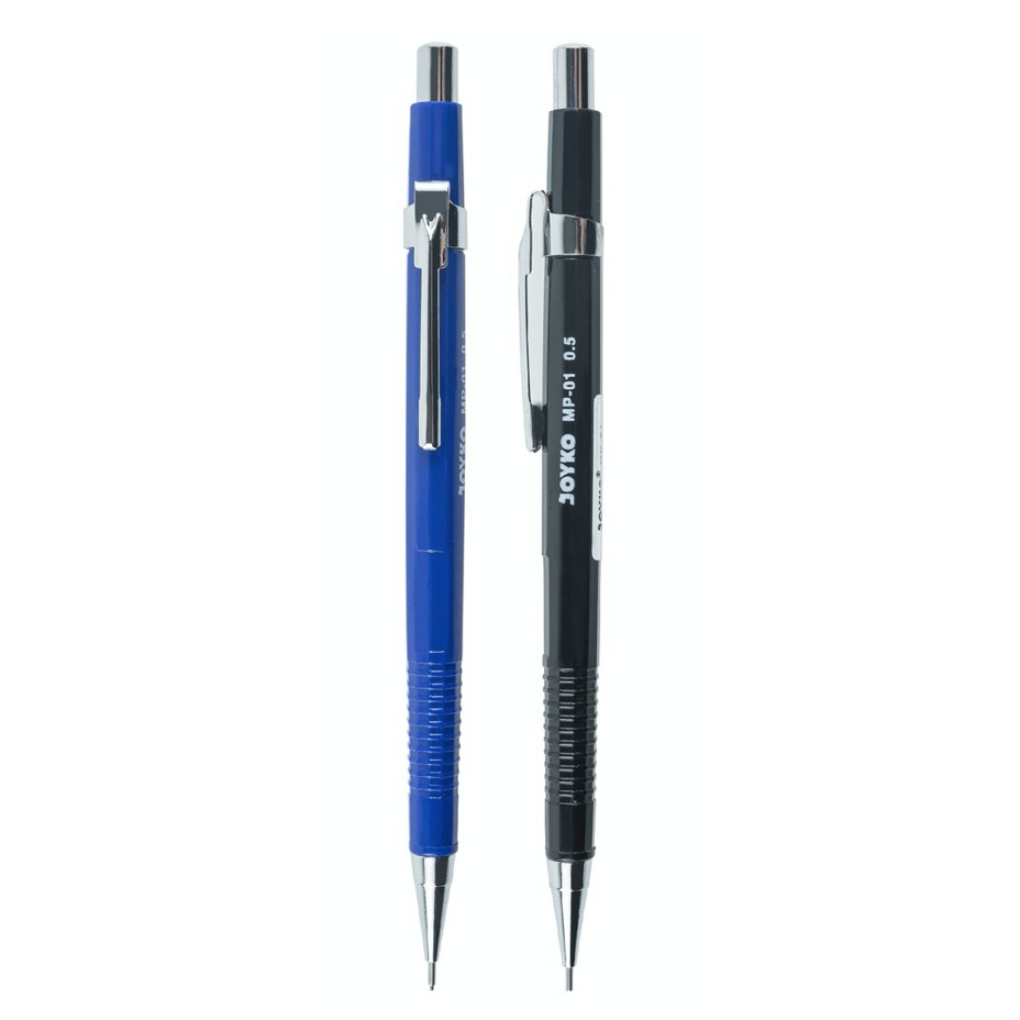 

MECHANICAL PENCIL PENSIL MEKANIK CETEK JOYKO MP-01 0,5mm HITAM BIRU BESI LUSIN ECER GROSIR