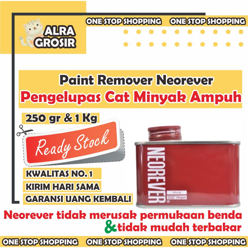 

Neorever Perontok cat / Paint Remover 250 gram Paint Remover Neorever Pengelupas Cat Minyak Ampuh Pengelupas Cat