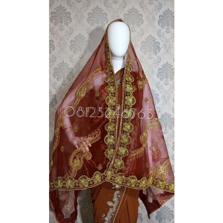 Selendang india ori / dupatta india / selendang pengantin indial-2