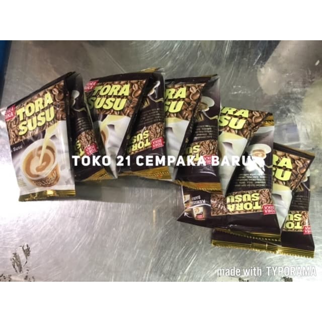 

Tora Susu Kopi Susu 1 Renceng isi 10 Sachet | Torabika Full Cream