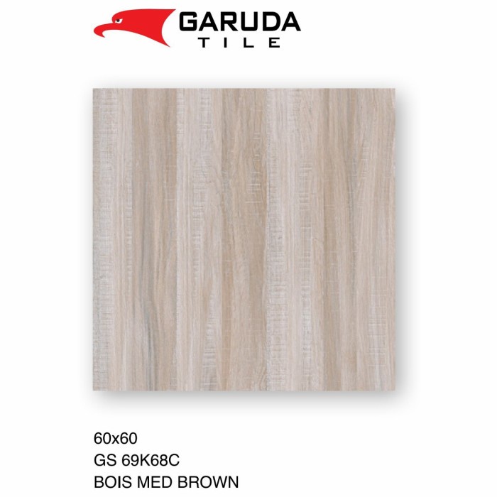 Granit Garuda 60x60 Bois Med Brown Kw 1