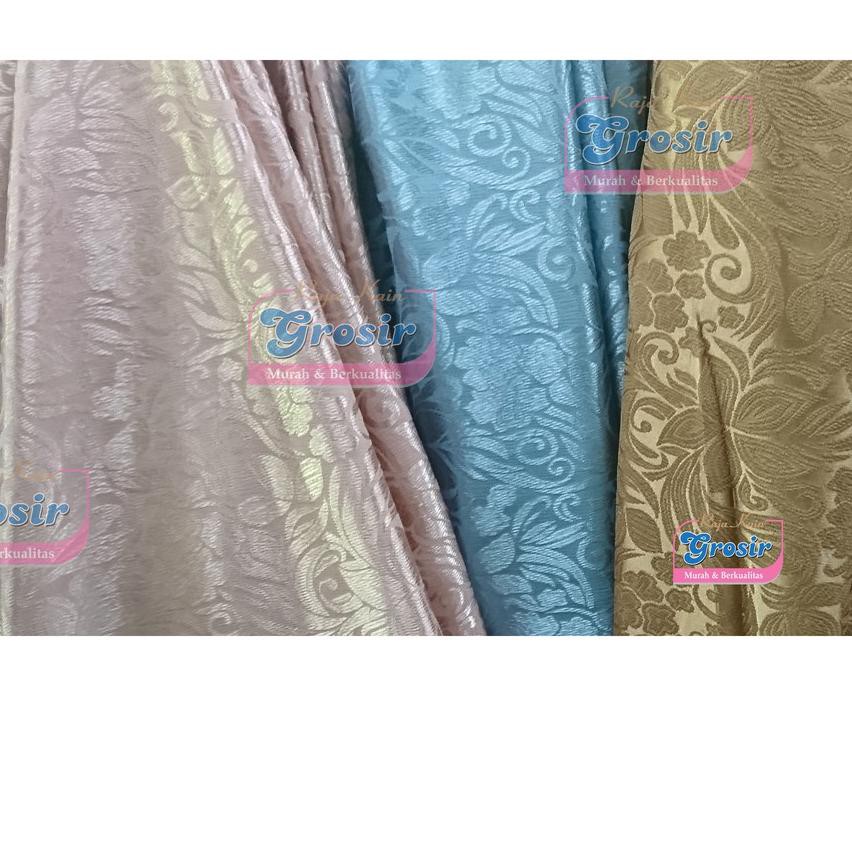 Special Kain Jaguard Mewah Berkilau Non Gliter Motif Timbul Mkch Shopee Indonesia