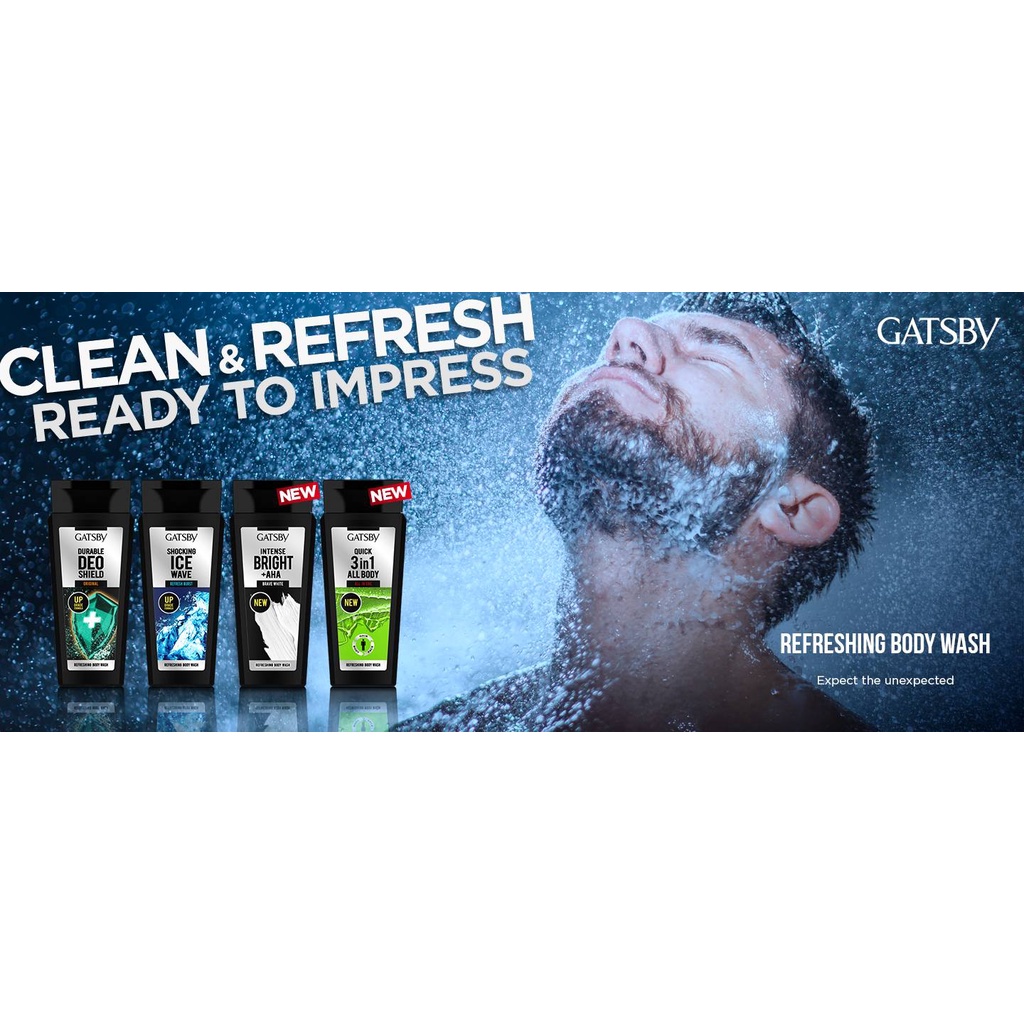 ❤ jselectiv ❤ GATSBY Refreshing Body Wash | Sabun Mandi Pria GATSBY