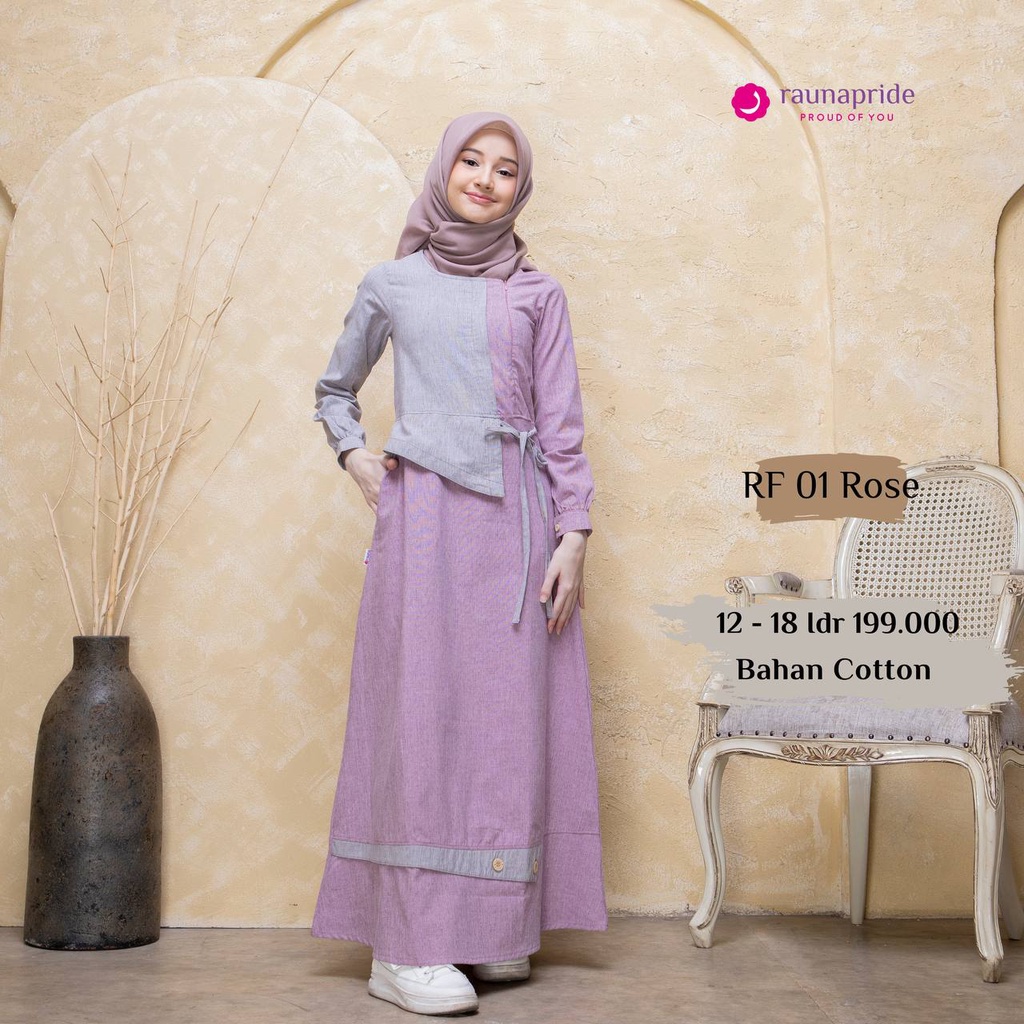 Sarimbit Keluarga Rauna Terbaru / SR-01 Rose / Fashion Muslim