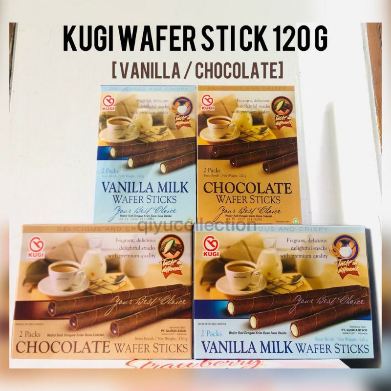 KUGI WAFER STICK 120G Astor Wafer Roll Stik Biskitop