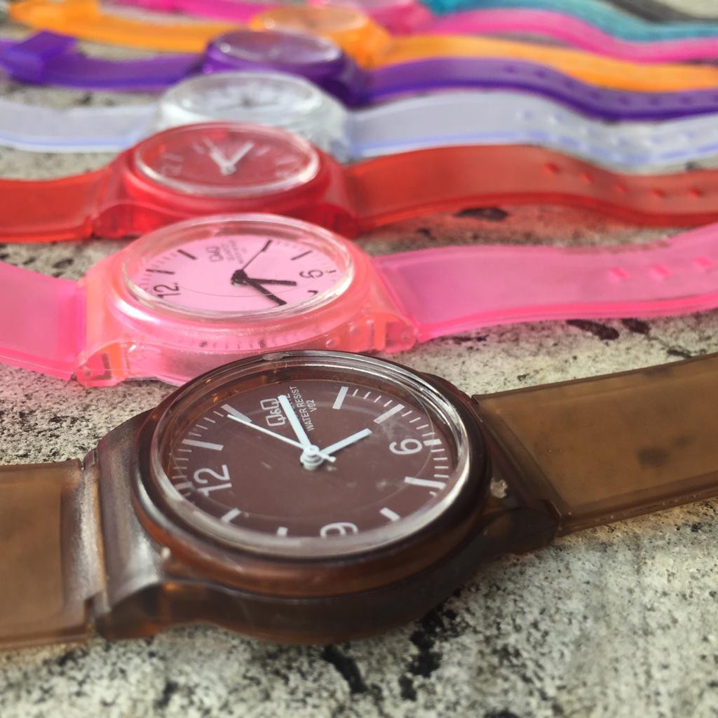 FYGALERY J142 Jam Tangan Transparan Wanita Jam Jelly Unisex Bahan Karet-8