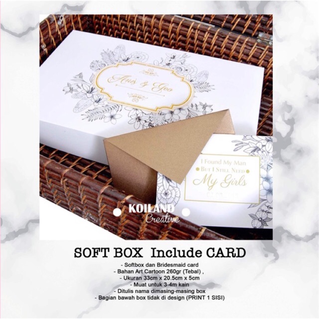 

BRIDESMAID BOX AND CARD