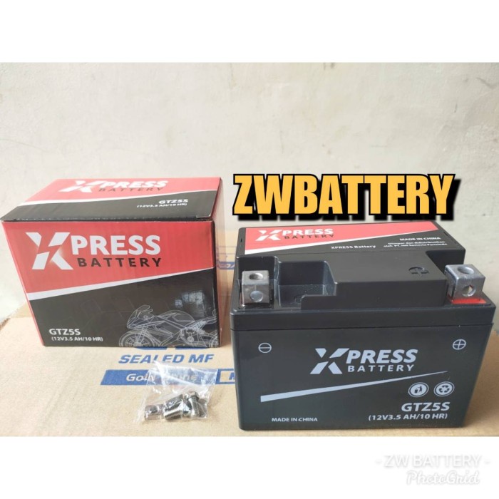 Aki Motor Honda Revo, Blade 110 GTZ5S ITOBATT GEL/Aki Kering 5Ah