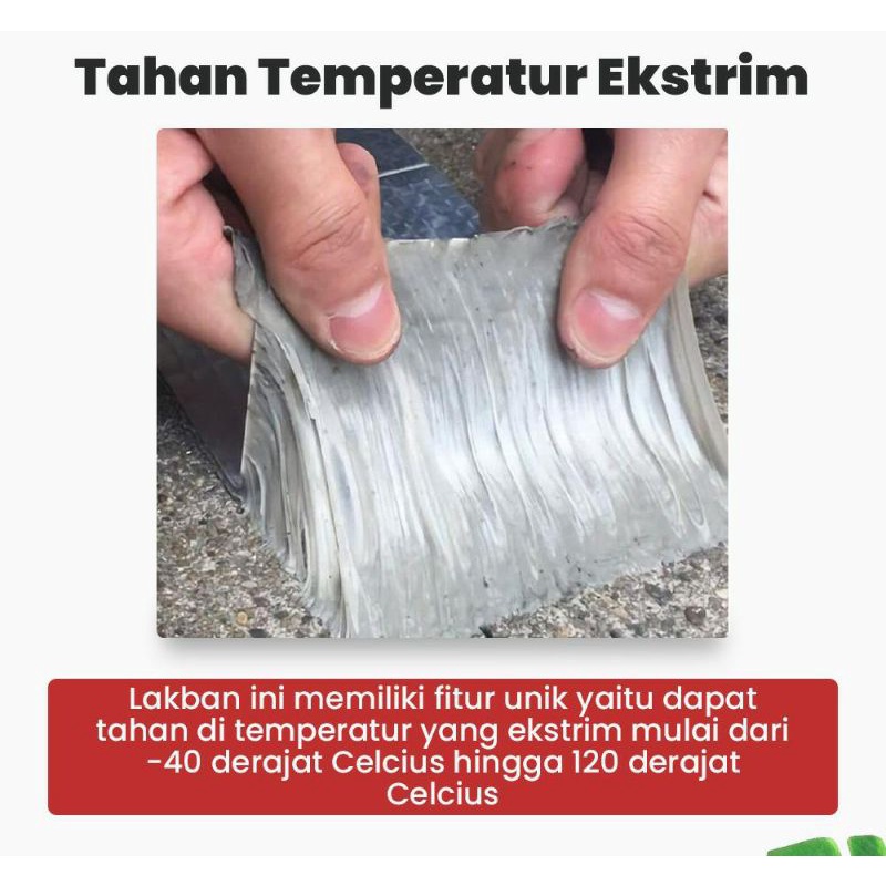 [MURAH] lakban anti bocor lakban aluminium foil tahan panas ukuran 5 meter