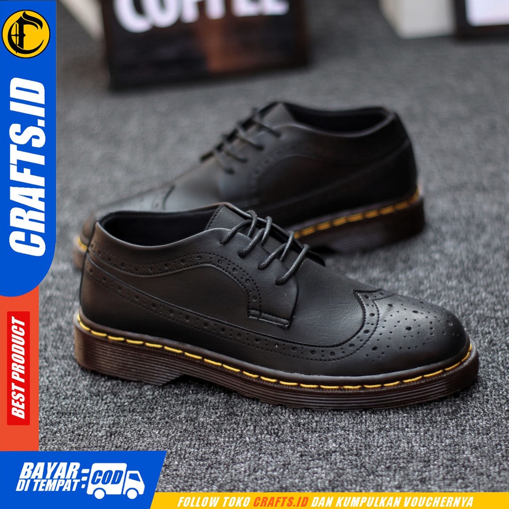 Sepatu Boot Docmart Casual Pantofel Kerja Pria CRAFT WINGTIF