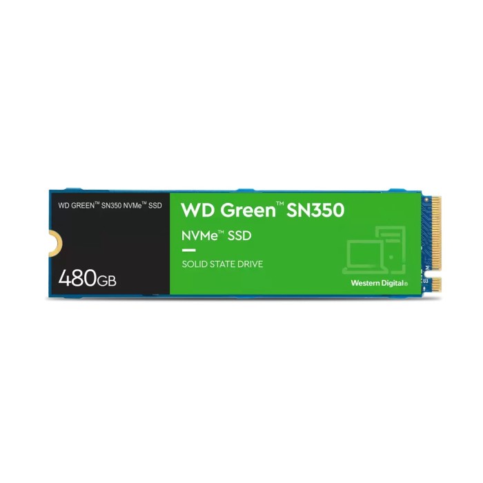 SSD WD Green SN350 480GB - SSD M.2 NVMe PCIe