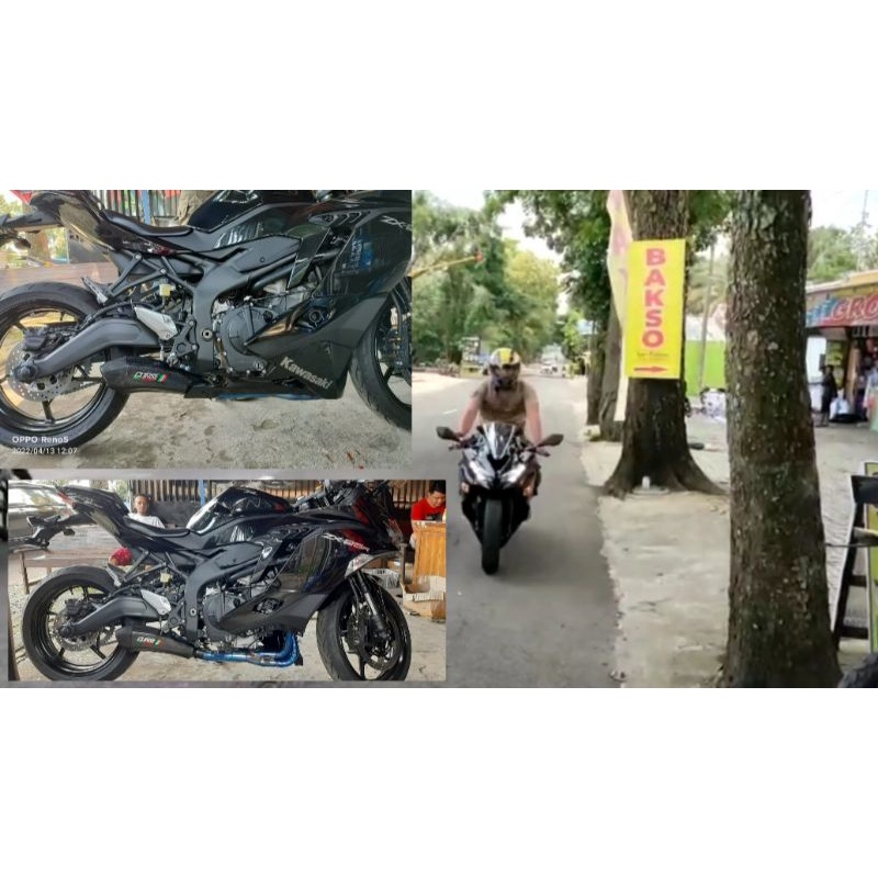 knalpot ZX25R full system pnp corse