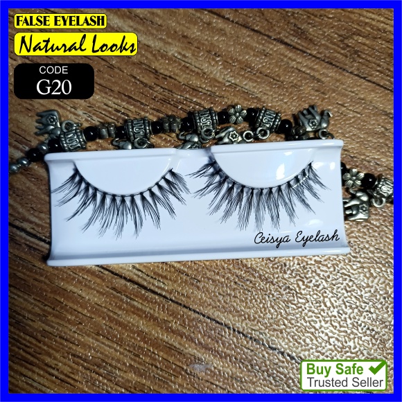 Bulu mata palsu G20 False Eyelash Bulumata Human Hair Lembut Halus Fake Eyelash Premium Murah