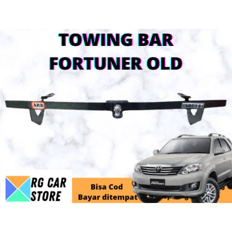 TOWING BAR BELAKANG FORTUNER OLD/BESI PELINDUNG BUMPER BELAKANG FORTUNER LAMA