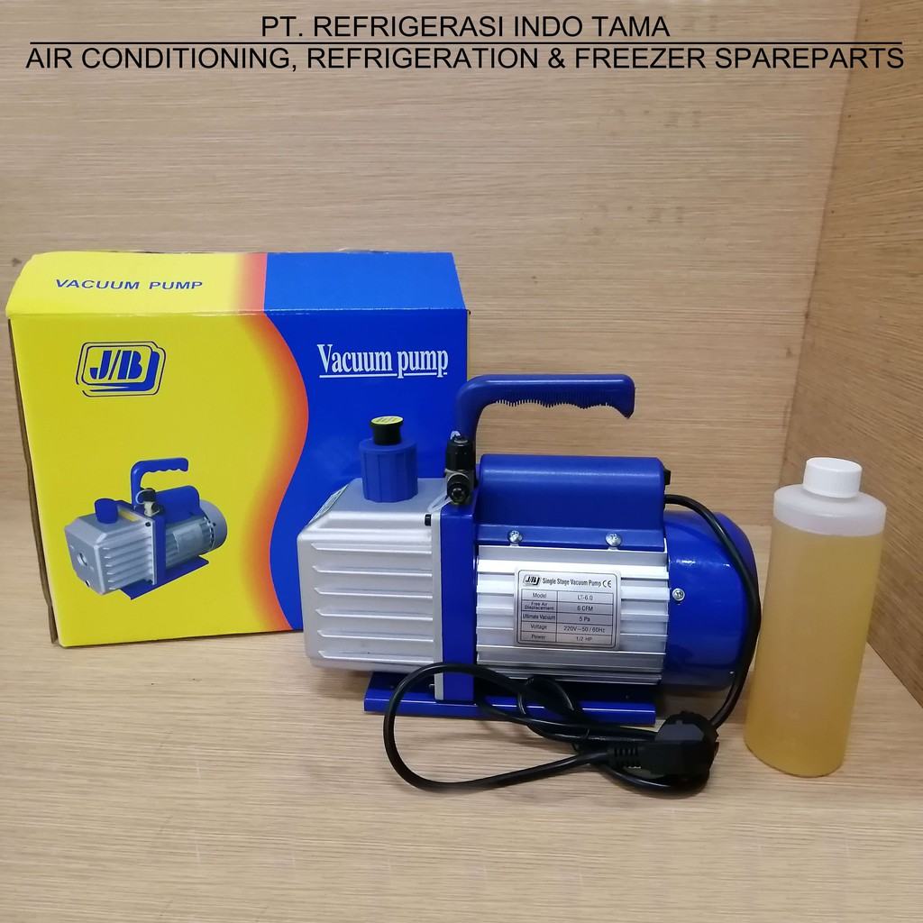 Jual VACUUM PUMP JB LT6.0 1/2 HP 1 stage BIRU ( 1/2 PK ) Shopee
