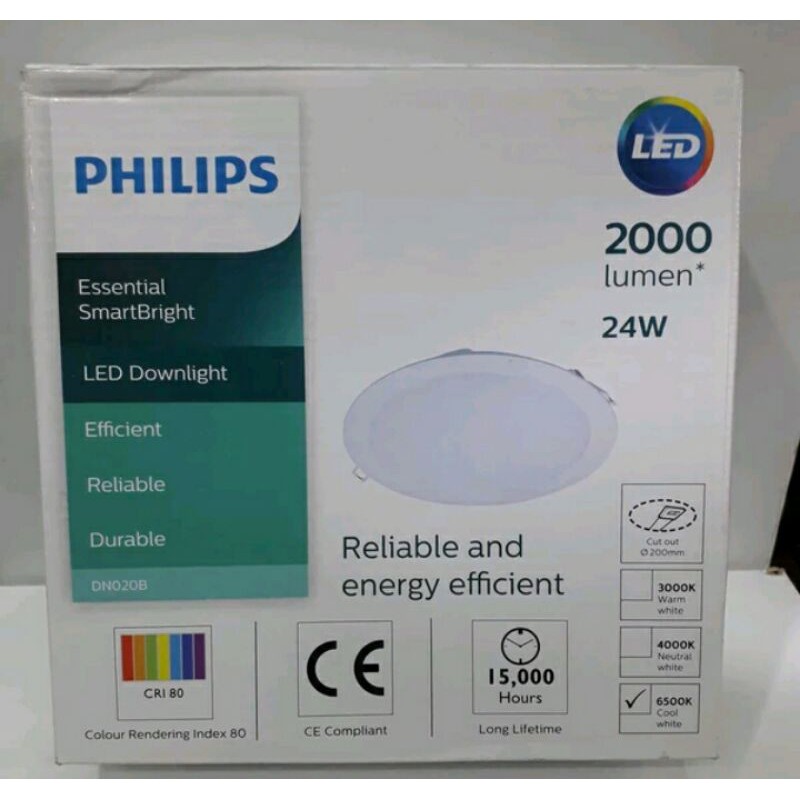LAMPU DOWNLIGHT PHILIPS LED 23W/DN020B 23W