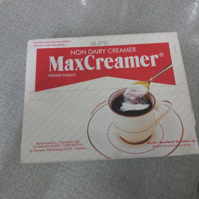 

[[BISA COD]] Krimer Maxcreamer isi 50 sachet NEW Kode 322