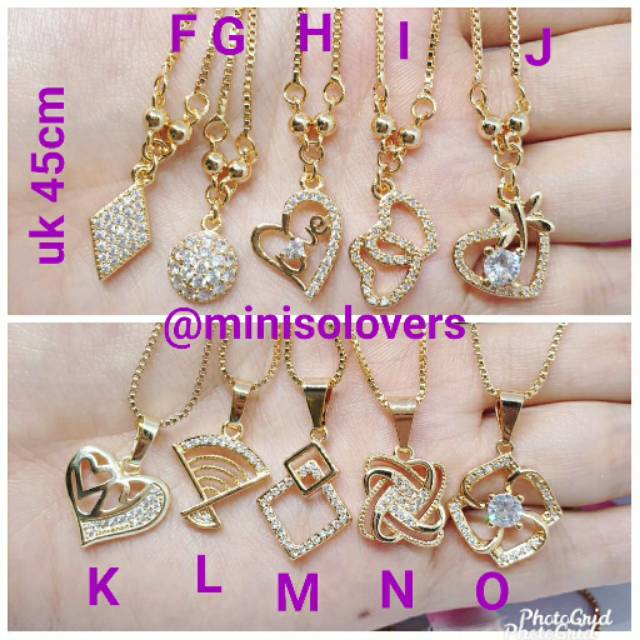 Kalung xuping mata zircon uk 45cm ♡MOMOJI♡