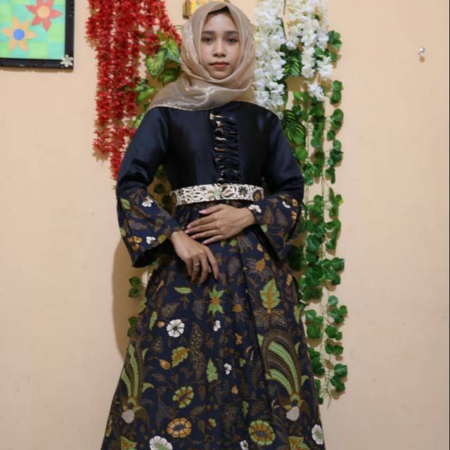 Gamis batik sutra
