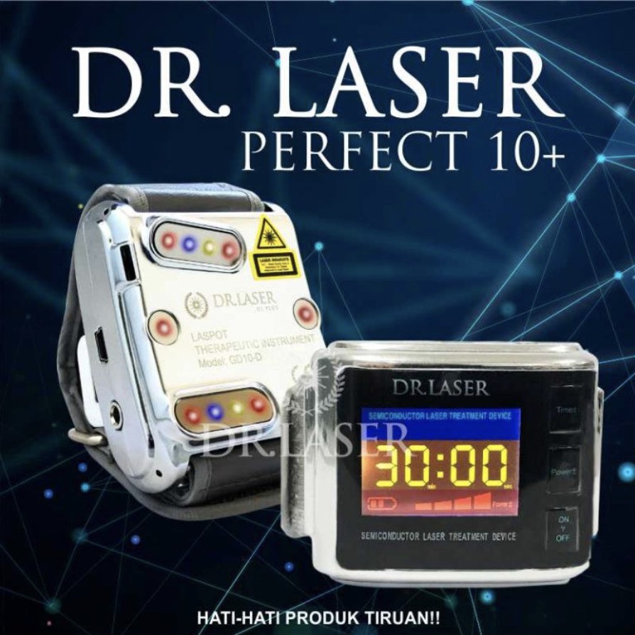 DR LASER PERFECT 10 PLUS NEW GENERATION GARANSI RESMI 1 THN - ALAT TERAPI STROKE - GELANG KESEHATAN