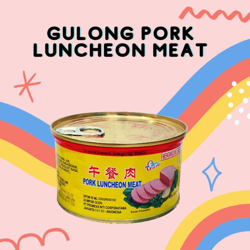 

GULONG PORK LUNCHEON MEAT 397 G/ GU LONG DAGING HAM BABI KALENG