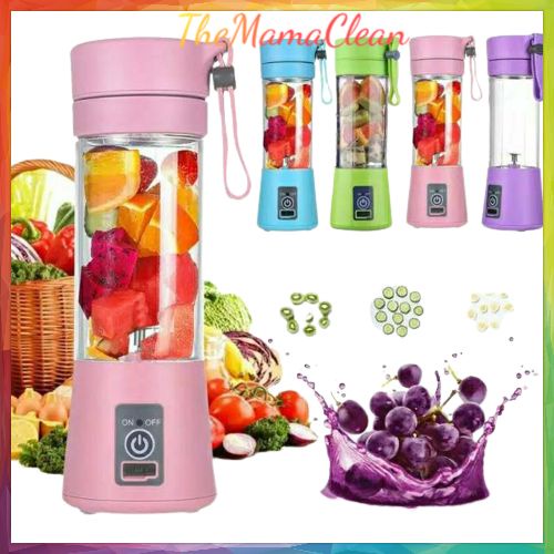 PORTABLE BLENDER DENGAN 6 MATA PISAUBLENDER JUICER MINI PORTABLE SHAKE TAKE BLENDER-RTG 005