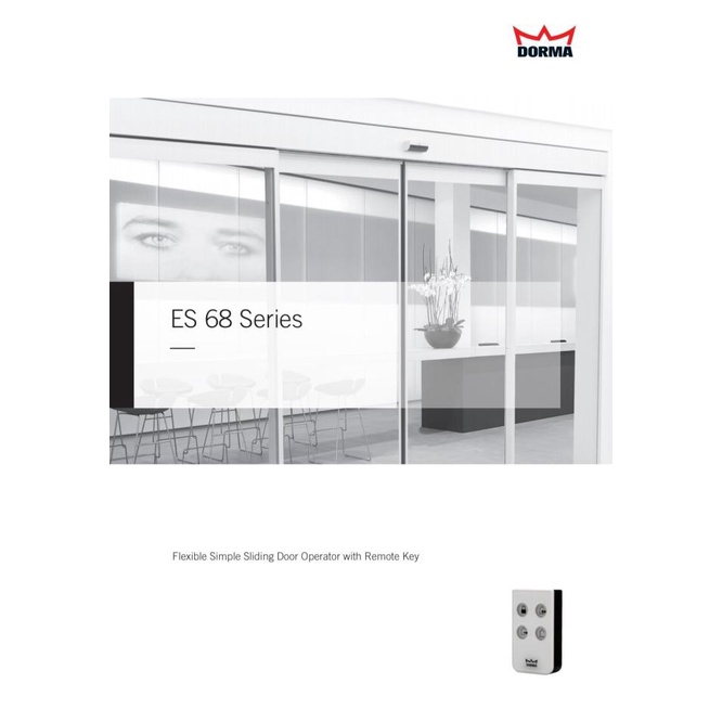 Dorma Es 68 Automatic Sliding Double Door