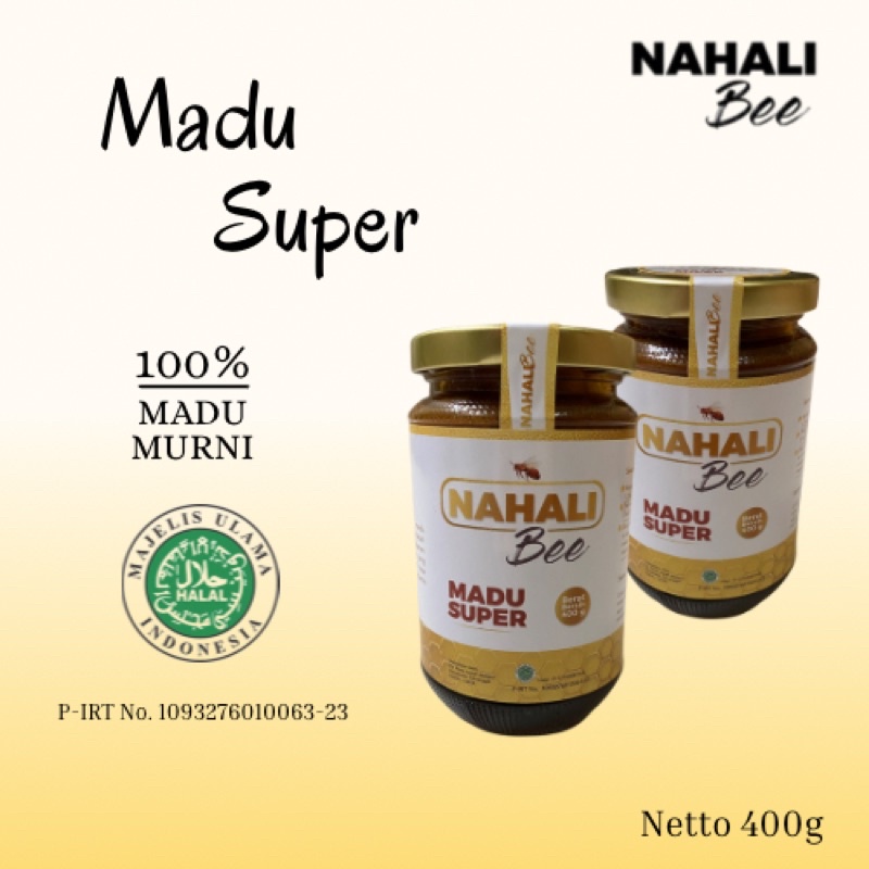 

Madu Murni Asli 100% | Madu Super Nahali Bee 400g