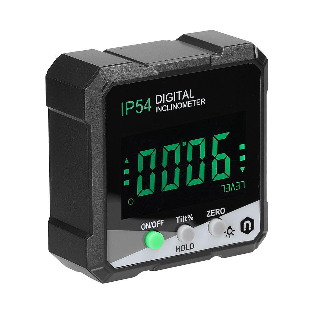 Solighter Digital Inclinometer Protractor Layar LCD Tahan Air Portabel