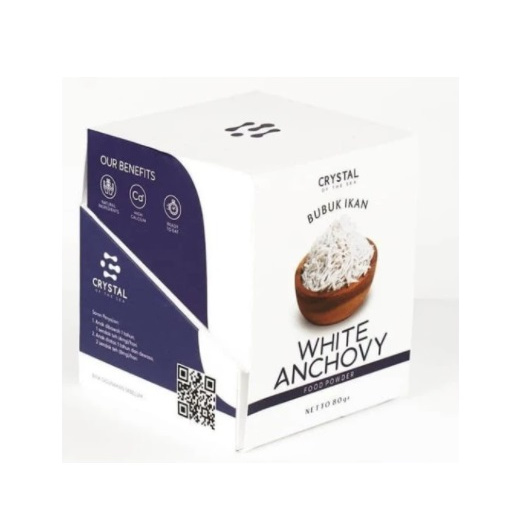 

SPESIAL - CRYSTAL OF THE SEA WHITE ANCHOVY POWDER 80GR - BUBUK TERI 80 GR MPASI